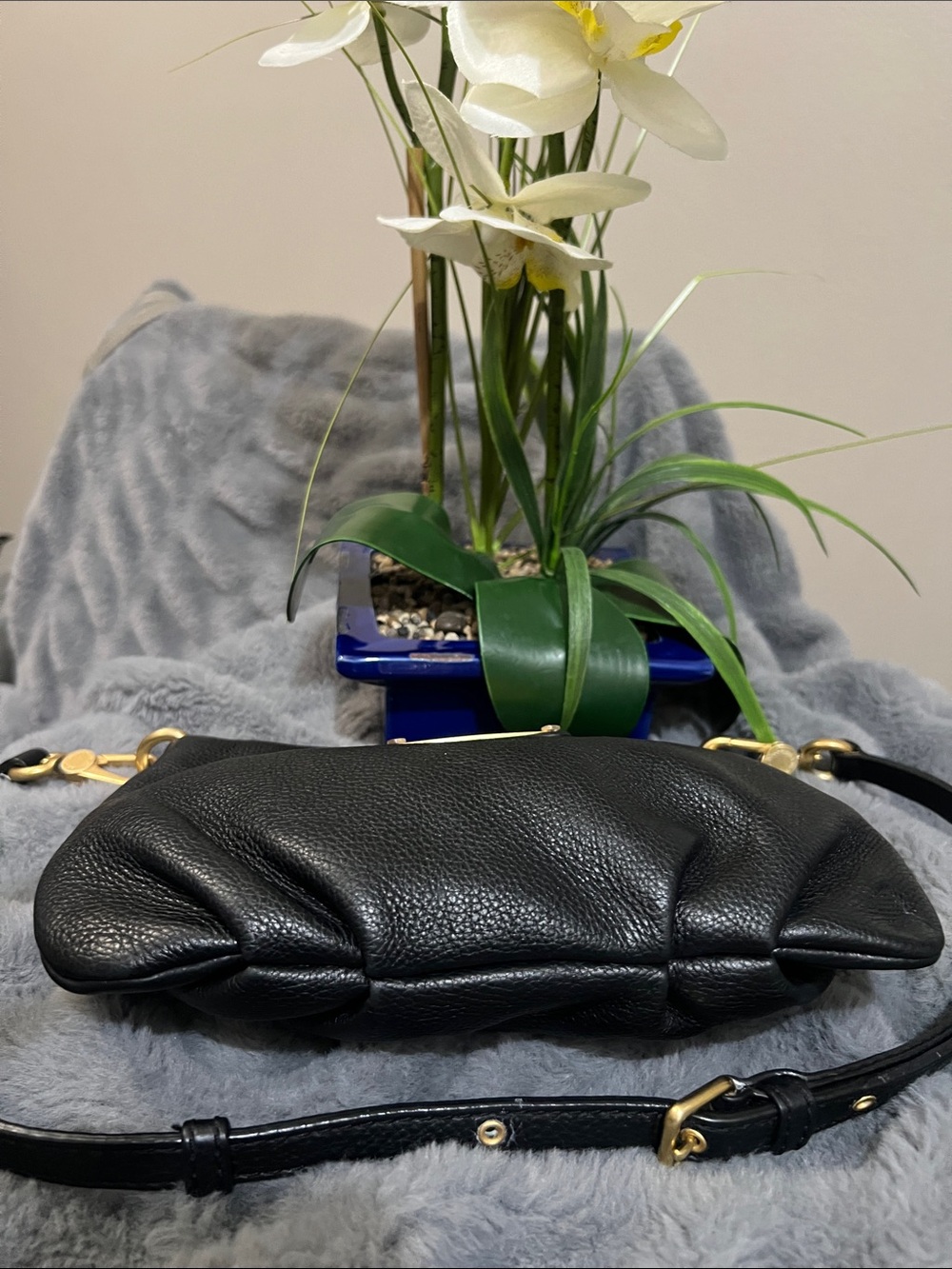 Marc By Marc Jacobs Classic Q Percy Pebbled Leather Crossbody EUC retail $198 - Picture 4 of 8